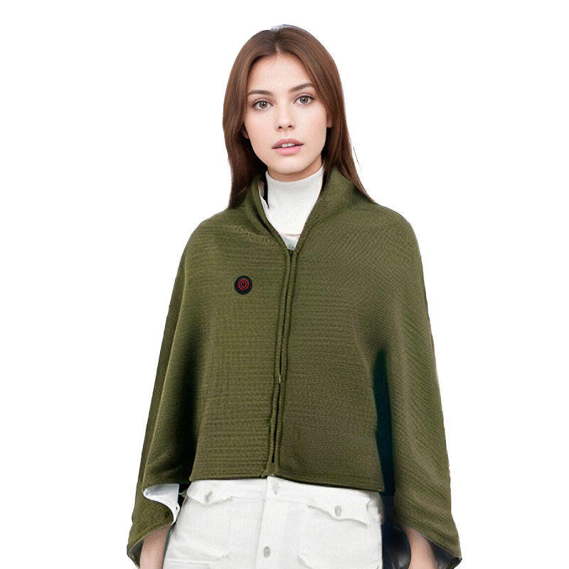 电热披肩暖身毯发热盖毯盖腿暖脚办公室桌下保暖取暖午睡 电热披肩-三档恒温标准款 150x80cm