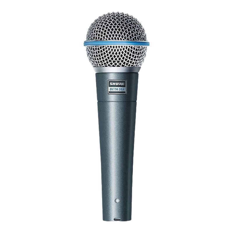 SHURE 舒尔BETA58/87专业舞台手持麦克风人声专用会议演说直播K歌录音室演出弹唱超心形收音话筒全套装 BETA58A-CHN 标配