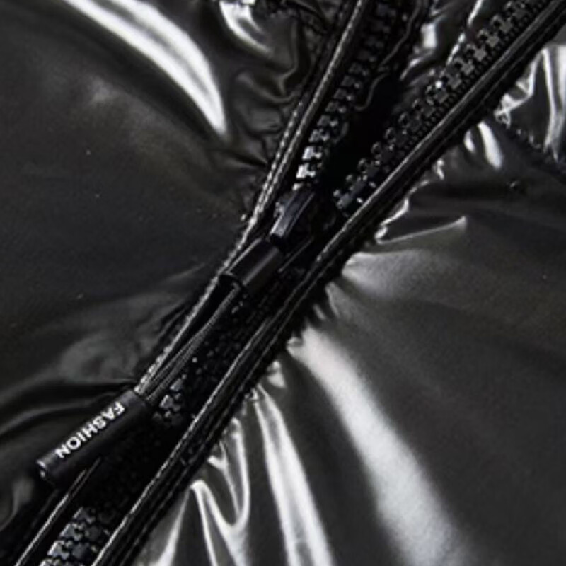 迈途【加厚保暖】黑金棉服连帽可脱卸秋冬高级感外穿外套防寒棉袄男女 黑金棉衣 XL