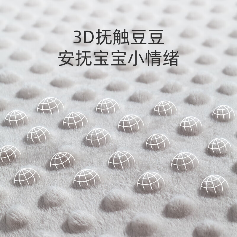 贝肽斯豆豆毯婴儿被子春秋安抚豆豆被空调被儿童幼儿园被子 梦游爱丽丝 【双层20-26°】110×140cm