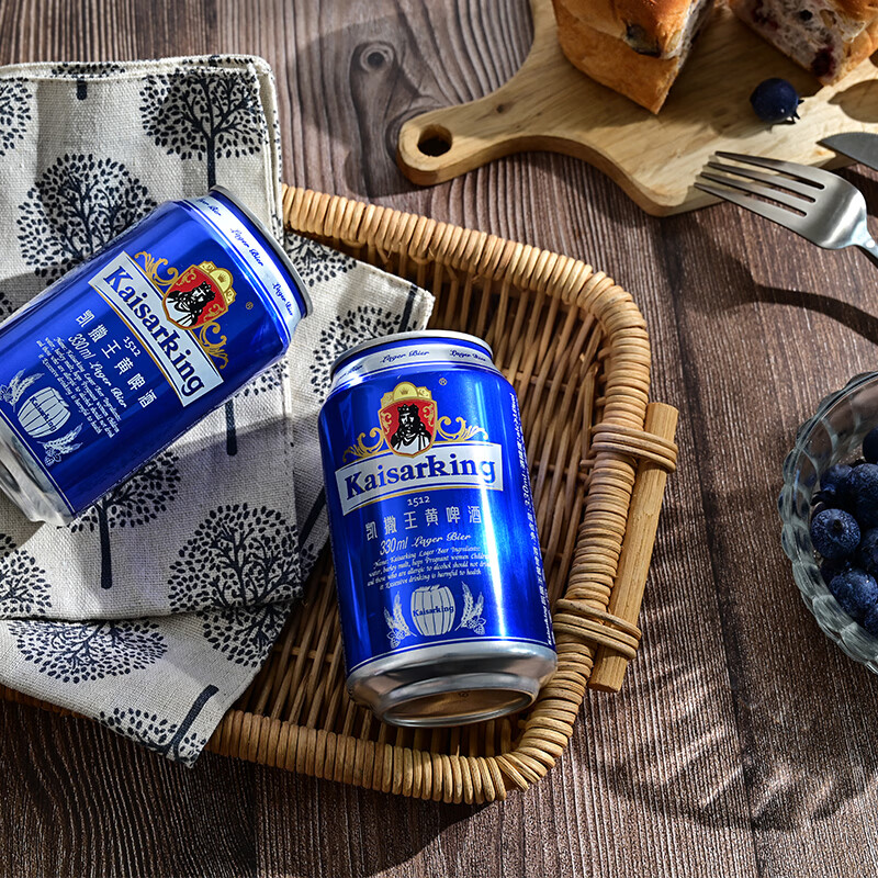 凯撒桂花味小麦白啤 精酿啤酒整箱装 凯撒王系列330ml*24罐 黄啤 330mL 24罐 整箱装 精酿啤酒