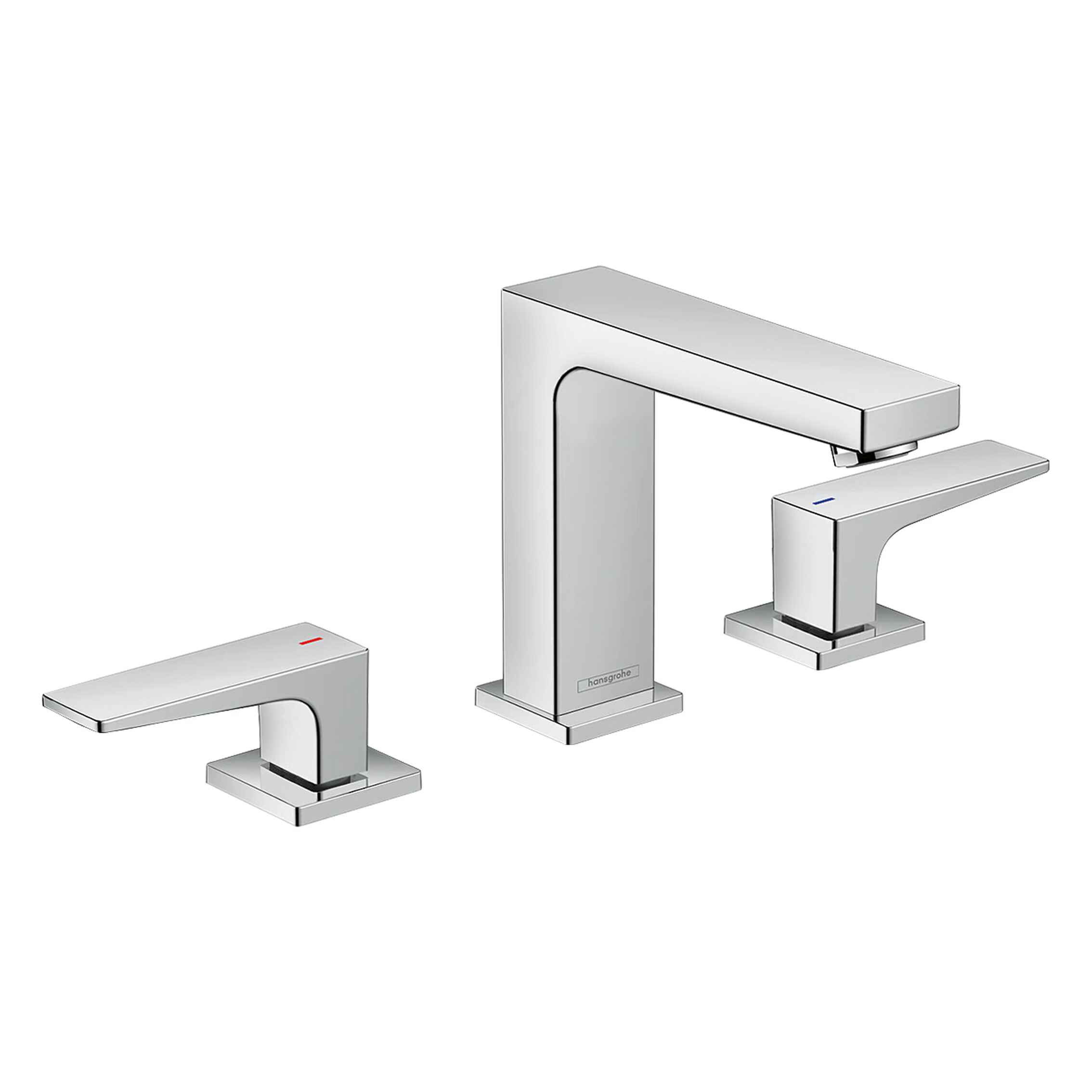 汉斯格雅（Hansgrohe）梦迪宝 三孔面盆龙头110，带提拉落水套件32516007