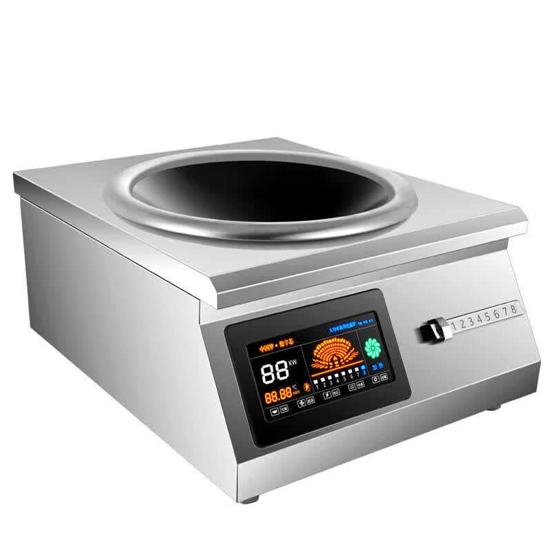 先科（XIANKE）商用电磁炉3500w大功率饭店家用奶茶店凹面5000w商业电磁灶 【单机】3500W凹面商用炉220V