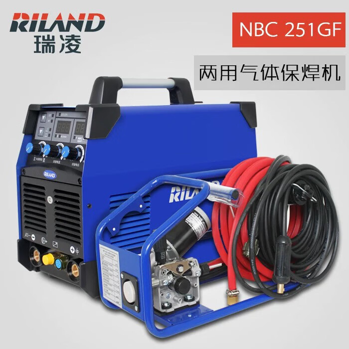 瑞凌二保焊接機(jī)NBC-250/350/500工業(yè)級(jí)兩件式二氧化碳?xì)怏w保護(hù)電焊機(jī) NBC-251GF出廠標(biāo)配【4.5米槍+5米送絲線