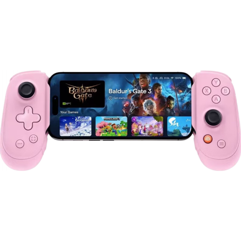 索尼（SONY）Backbone Pro 移動無線游戲手柄手機游戲控制器 藍牙支持手機 PC智能電視等 USB-C連接 粉色