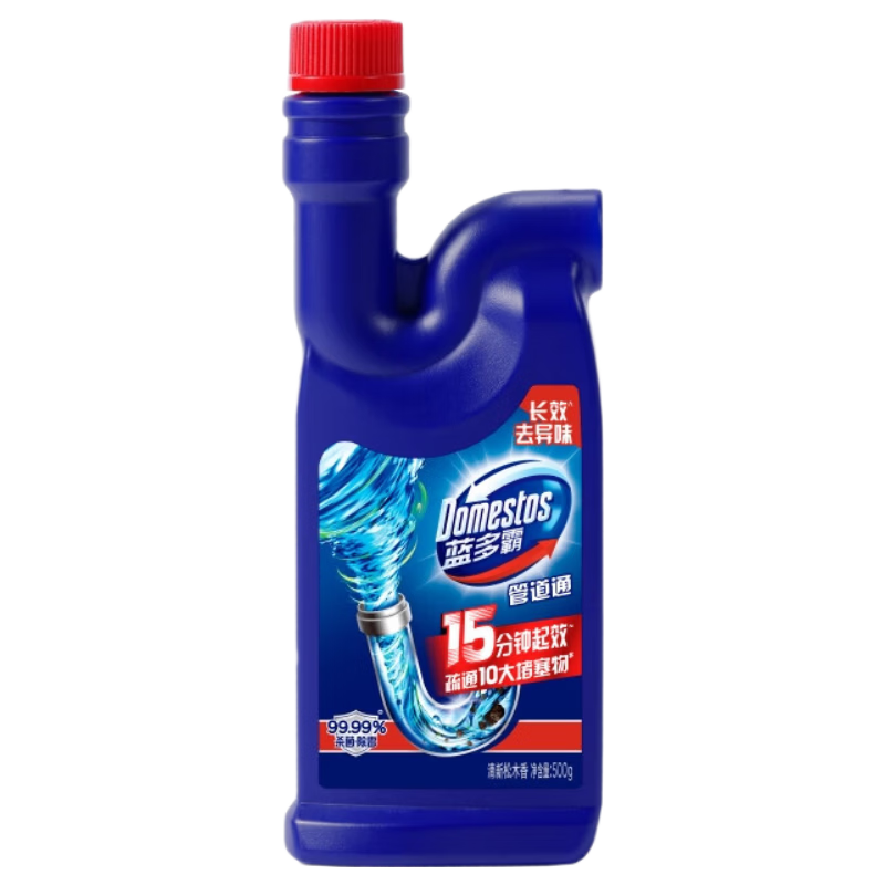 蓝多霸管道疏通除臭啫喱 管道下水道疏通剂 通下水道神器500G