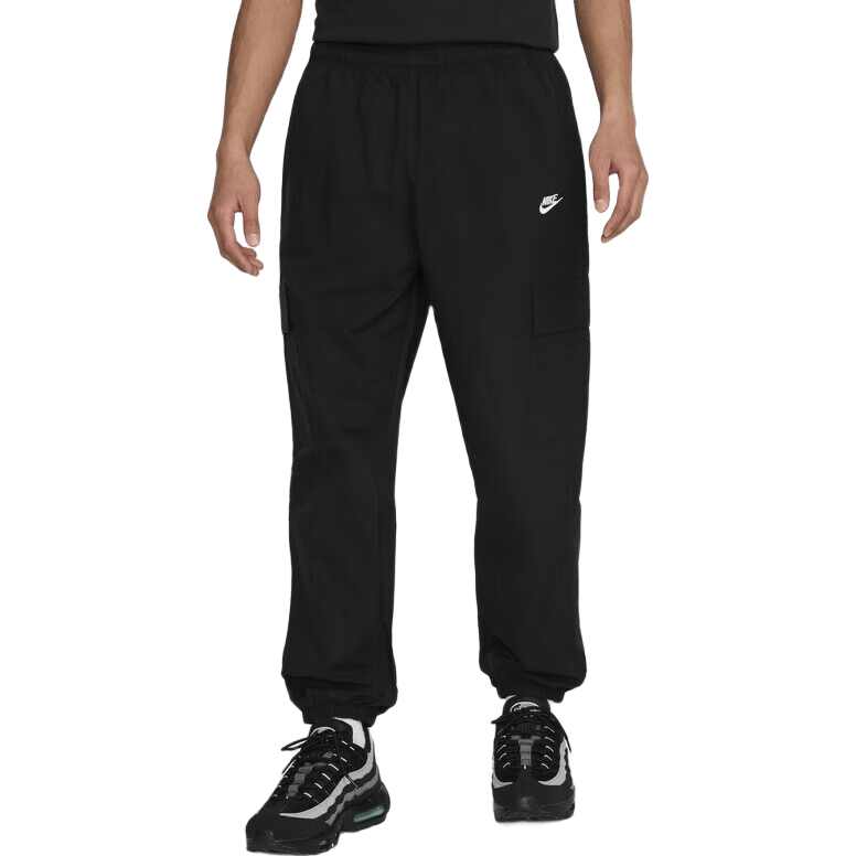 耐克（NIKE）官方男裤 潮流新款机能风刺绣塔夫绸标准款梭织工装裤长裤男 HJ1991-010 XL