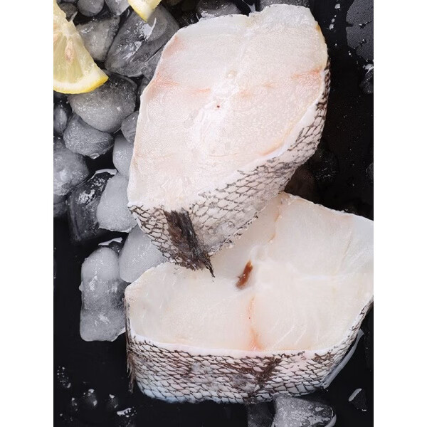 胖东来超市代购同款俄罗斯深海鳕鱼块中段【5斤】片新鲜段排辅食 5包(500g/包)