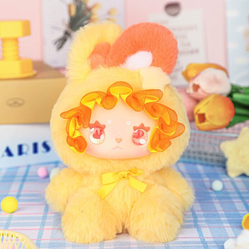 游奇秘境豆包AI毛绒公仔儿童玩具女孩圣诞礼物DeepSeek智能对话故事机 AI毛绒玩具单盒(随机发)【拆盒不退不换不包官瑕】 17cm