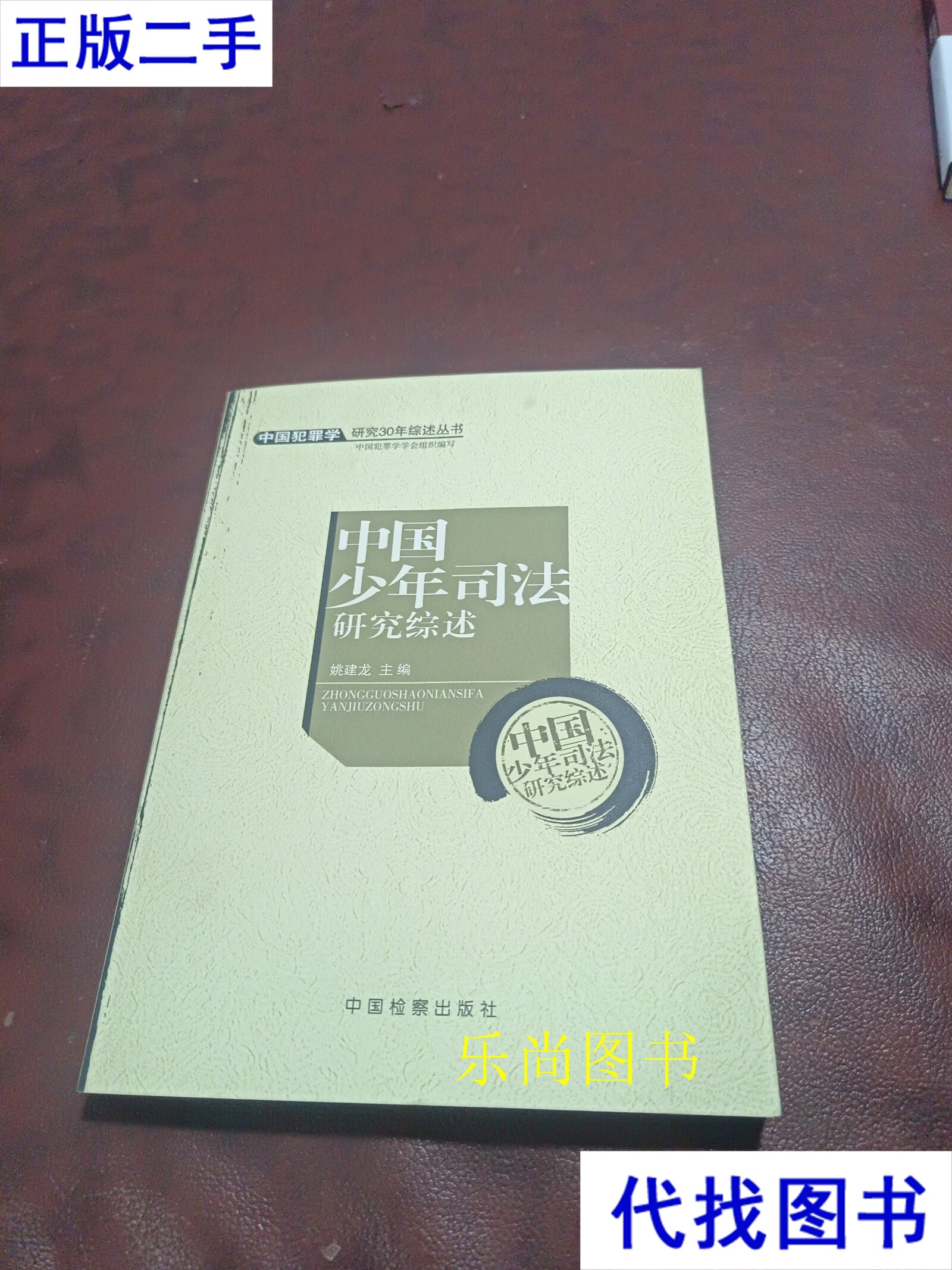 中国少年司法研究综述 卢建平 著 中国检察出版社二手书