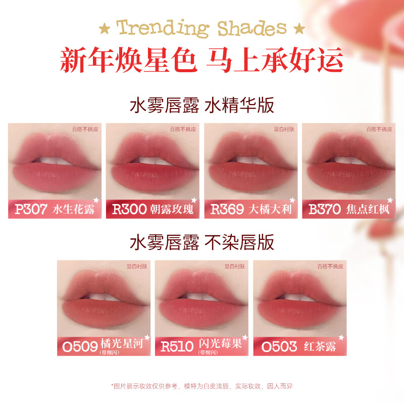 Color Key珂拉琪【马年限定】迷你水雾唇露新年礼盒7支装 口红女友新年礼物 马年限定新年礼盒 Color Key珂拉琪【马年限定】迷你水雾唇露新年礼盒7支装 口红女友新年礼物 马年限定新年礼盒