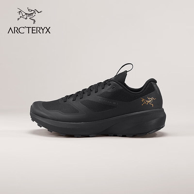 ARC'TERYX始祖鸟 NORVAN LD3 GTX 男子 越野跑鞋 BLACK / BLACK/黑色/黑色 42.5