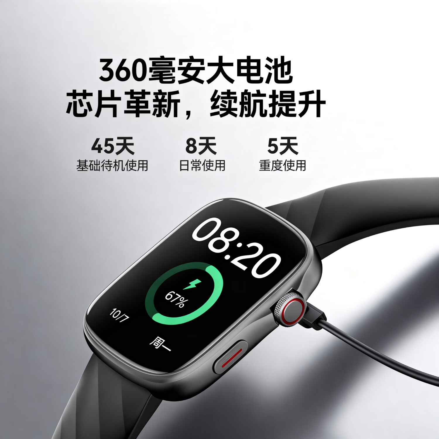 LGNIS LEV【官方正品】智能手表运动健康监测血糖血压心率学生表手环Smart Watch 3ATM防水 粉色