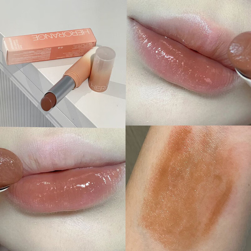 HERORANGE【厂家直发】贝萃琉彩水光口红显色持妆水润镜面不易沾杯显嫩唇膏 01#初春燕麦