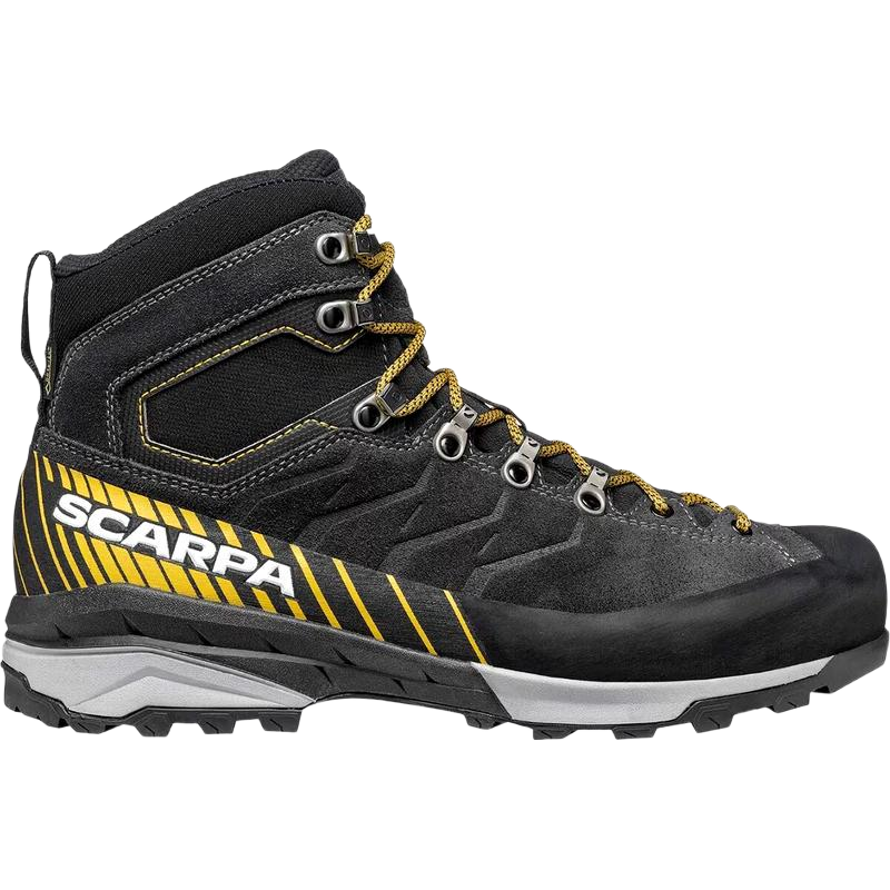 SCARPA男登山鞋防水戶外鞋Mescalito TRK GTX防滑徒步鞋徒步露營 Dark Anthracite/Mustard 43.5