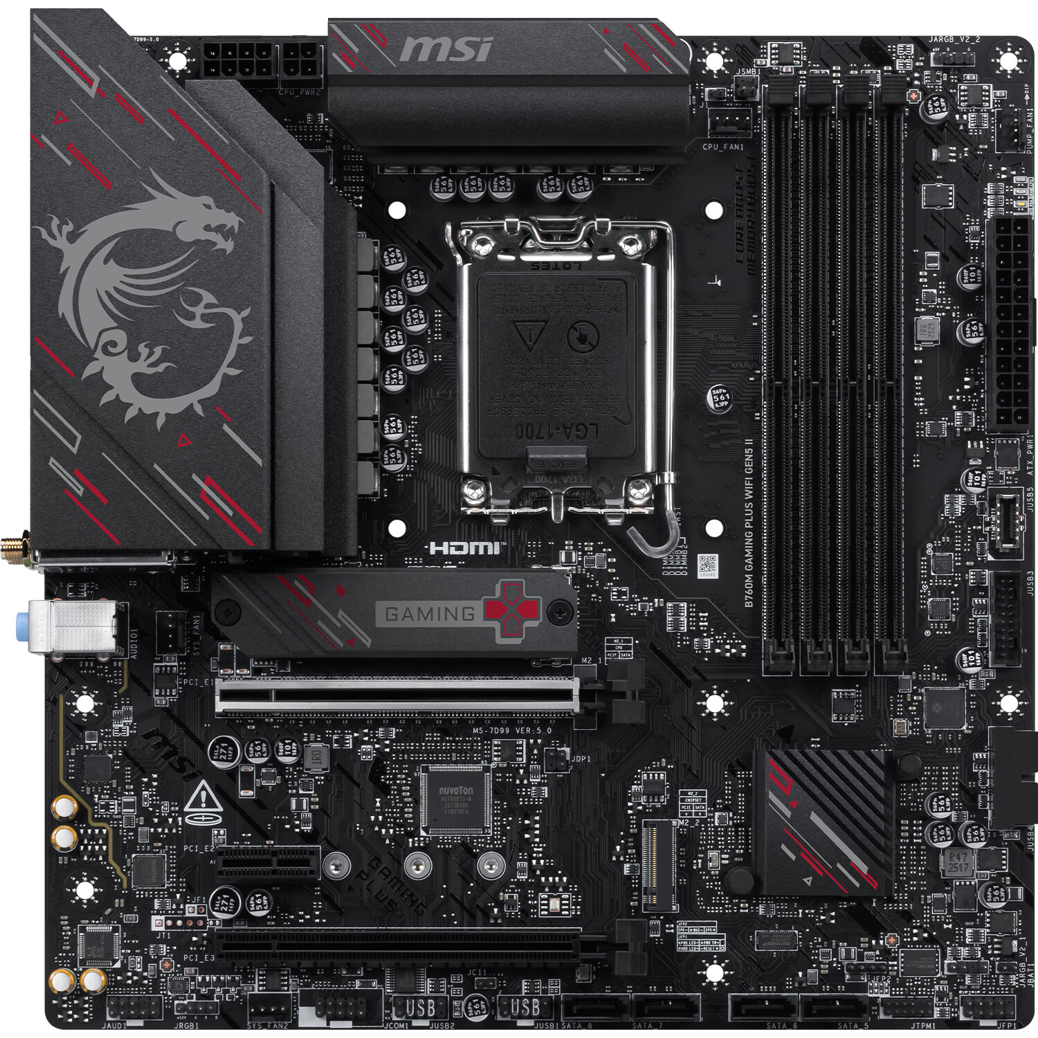 微星 B760M GAMING PLUS WIFI GEN5 II 图 3