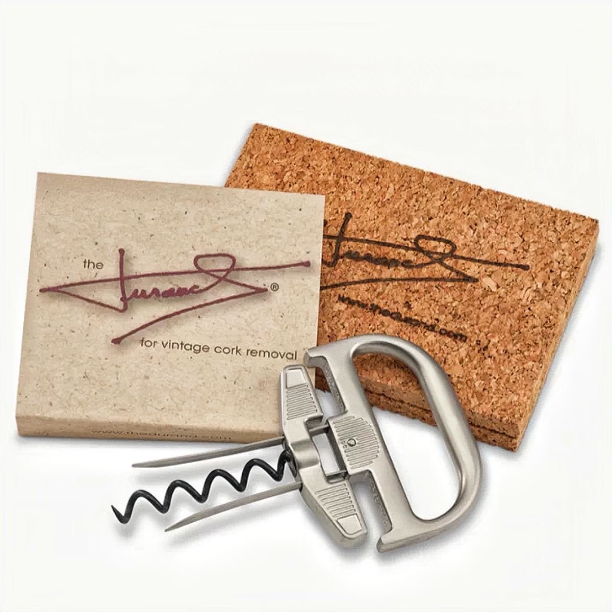 jisite美国THE DURAND@杜兰德老酒开瓶器 都兰酒刀AHSO瓶启红酒老酒刀 开瓶器配皮套