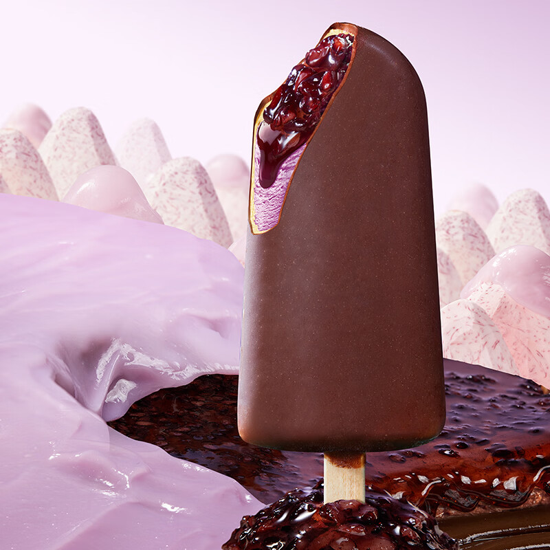 伊利巧乐兹芋泥糯兹兹冰淇淋75克*5支