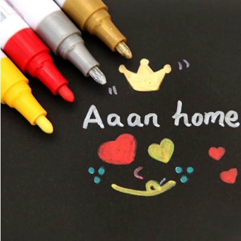 东洋【甄选厂家】SA101中字油漆笔 记号笔 补漆笔广告签名笔 红色