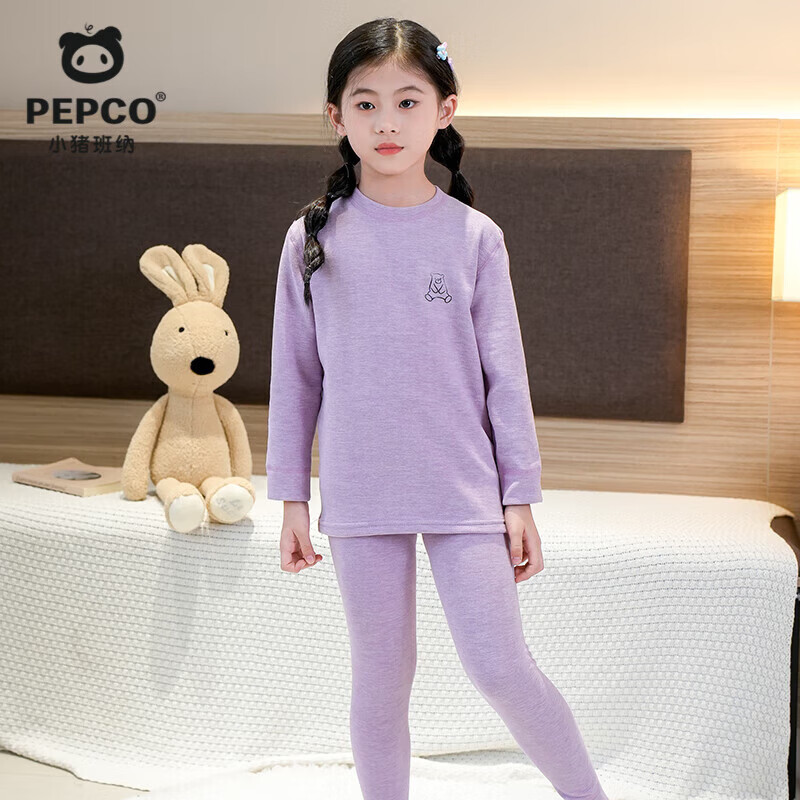 С������Ůͯ�Ҿӷ���װ��װ2025�¿��д�ͯ˯�±�ů��ͯ���¿� ��������ë��˿��װ����ɫ 160 cm 34.95Ԫ