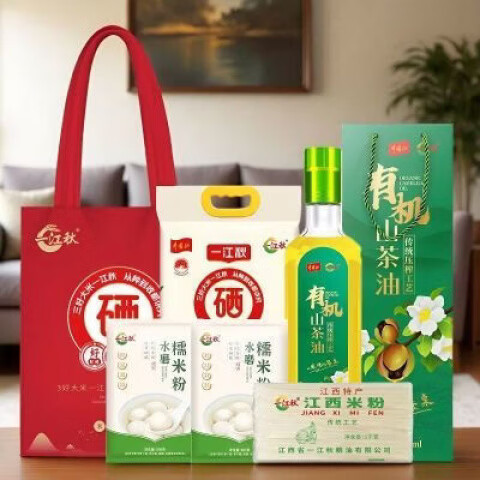一江秋糧油組合大米食用油商務(wù)大禮盒油米面中秋節(jié)送禮 一江秋糧油組合【適合送福利】