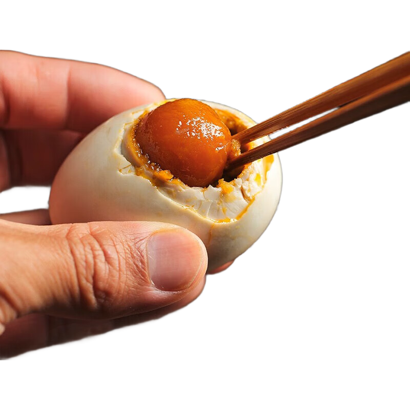 溢流香咸鸭蛋 蛋黄红心流油咸鸭蛋 特产真空独立包装即食咸蛋 团购批发 12枚*【50g-60g】店长推荐