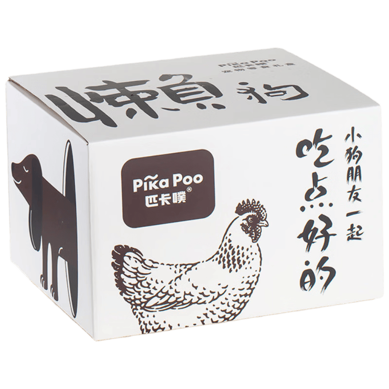匹卡噗小型犬零食礼盒营养鸡鸭肉干宠物小型幼犬训练奖励490g