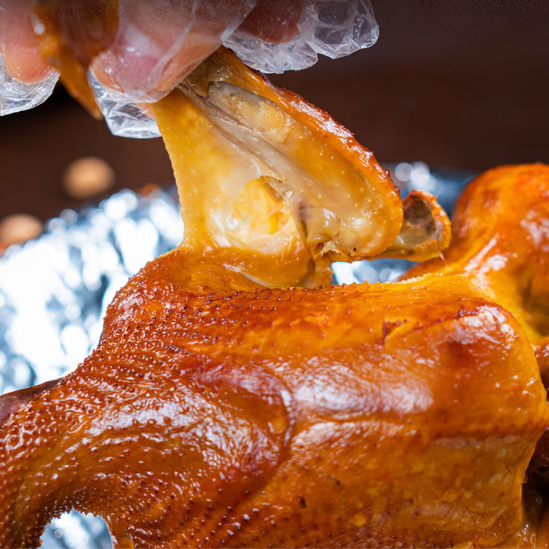 S喜田烧鸡烧鸡正宗熟食腊味即食下酒菜清真烧鸡海城东北特产礼盒 喜田清真烧鸡礼盒装（2只烧鸡）