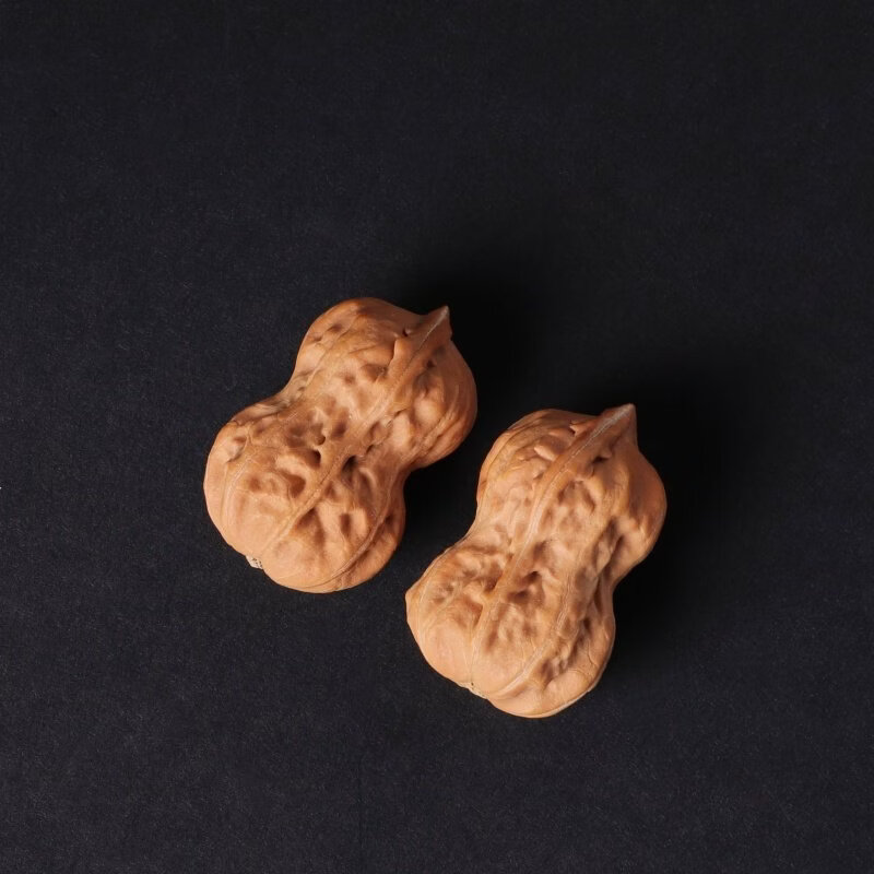 胖东来同款文玩核桃原色文玩秋子花生小手捻异型花生迷你核桃新手 原色花生手捻【精选】葫芦形状配对普通