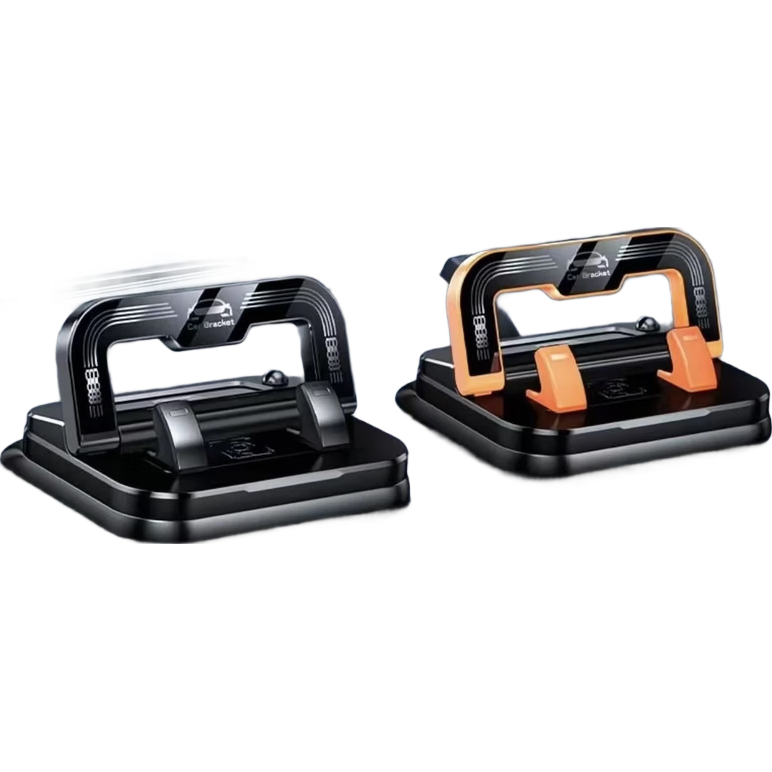 车载手机支架临时停车号码牌中控台放置垫仪表台导航防滑垫 号码牌支架-尊贵黑