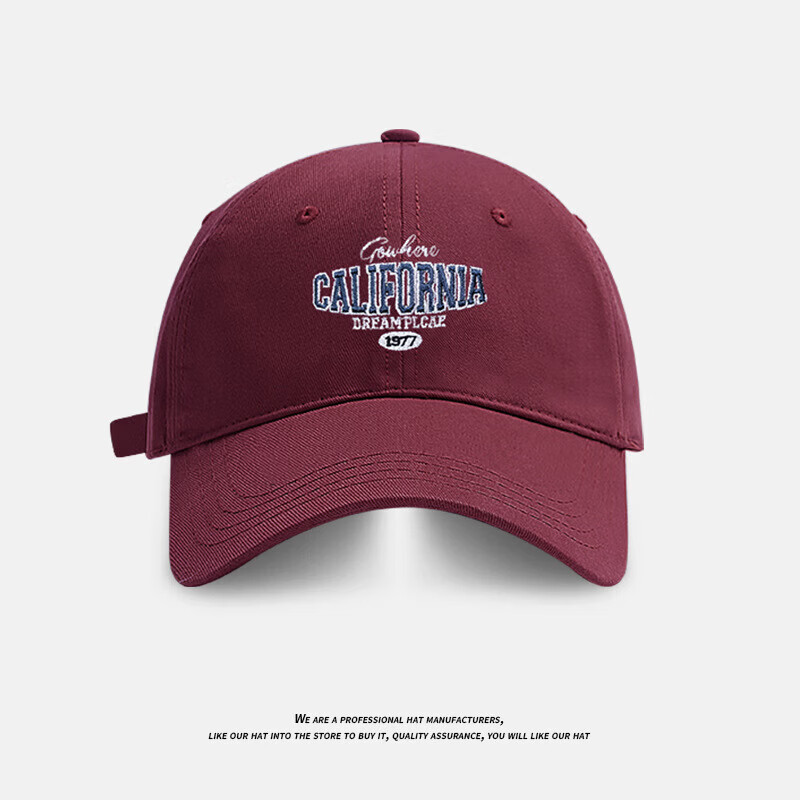 R标字母棒球帽韩版ins男女小众大头围运动防晒帽子百搭软顶鸭舌帽 605CHT橘色1977棒球帽 均码