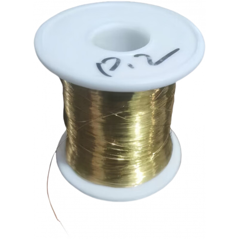 恬霏定制H65軟黃銅線 環(huán)保銅絲 黃銅絲diy手工鑲嵌純黃銅線硬銅線 H65黃銅線軸裝軟0.15毫米1斤3300米
