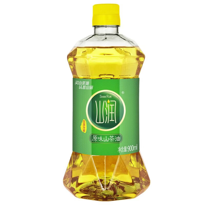 山潤(rùn)原味山茶油900ml/1.8L湖南茶油野生純油茶籽油山茶籽油食用油 1.8L