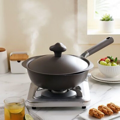 神田蝶翼鍋二代 家用迷你一人食炒鍋 燃?xì)庠铍姶艩t通用 神田蝶翼鍋二代 家用迷你一人食炒鍋 燃?xì)庠铍姶艩t 1寸