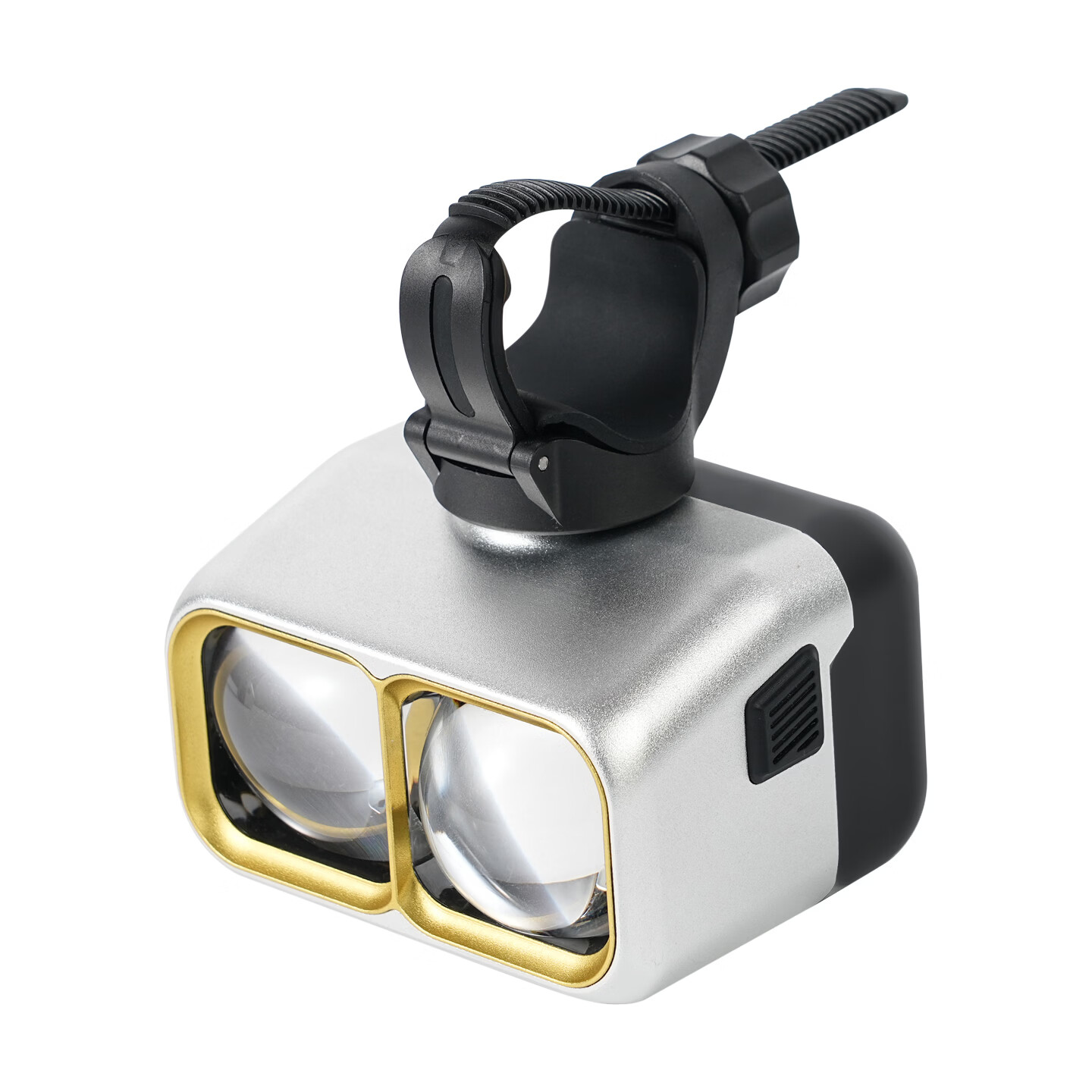 町涂智能像素自行车灯吊装远近光截止线夜骑DIY动画/导航/车速投影灯 双头