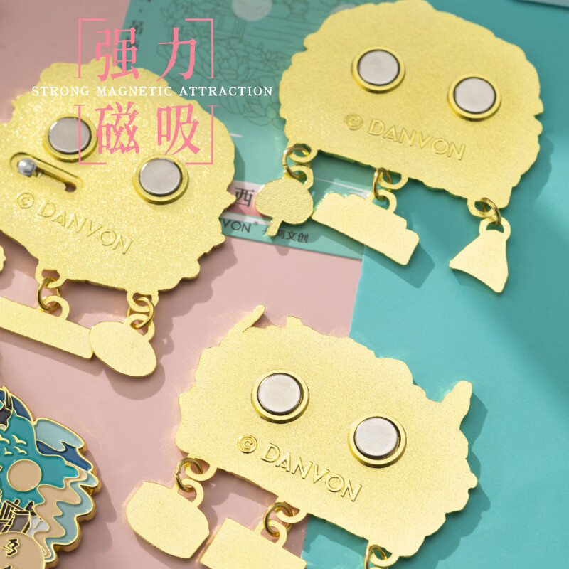 斯努卡杭州博物馆冰箱贴浙江西湖省博物馆灵隐寺文创嘉兴乌镇湖州南浔古 杭州-浙江省博物馆【吊饰款】 大