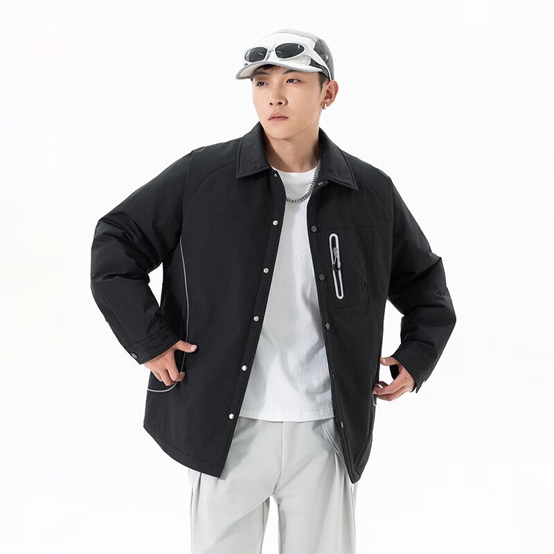 男士羽绒服短款中长款户外运动服情侣装2025年新款打折包邮 葡萄紫 3XL