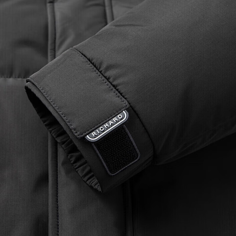 鸭鸭(YAYA)羽绒服男短款立领连帽中青年保暖2025冬季新款户外工装外套 黑色【立领】 XL 180(建议135-150斤)