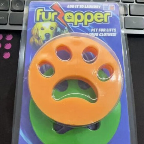 温诗欧宠物猫爪粘毛器用可机洗衣物除尘毛发去除器双面硅胶除毛粘毛器 50g吸塑装