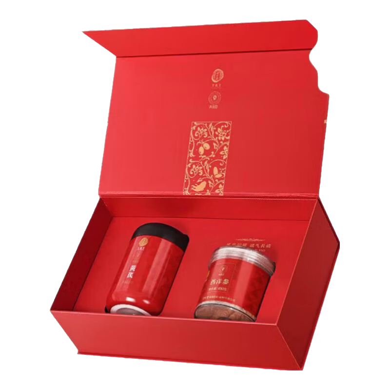 青源堂青源堂西洋參黃芪禮盒250克新年禮物元旦禮物元旦禮品補品年貨