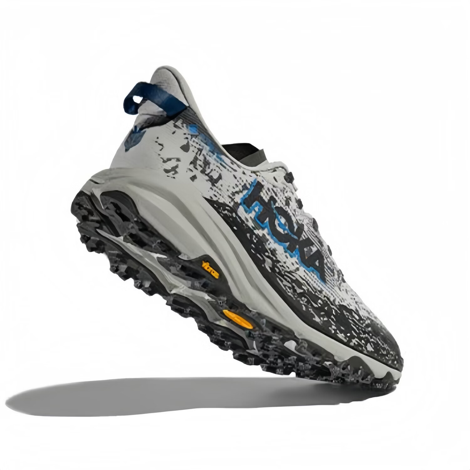 HOKA HOKA FOOT男女款飞速羚羊6运动休闲鞋 SPEEDGOAT 6 轻量透气越野跑鞋 星辰灰|太空蓝 45
