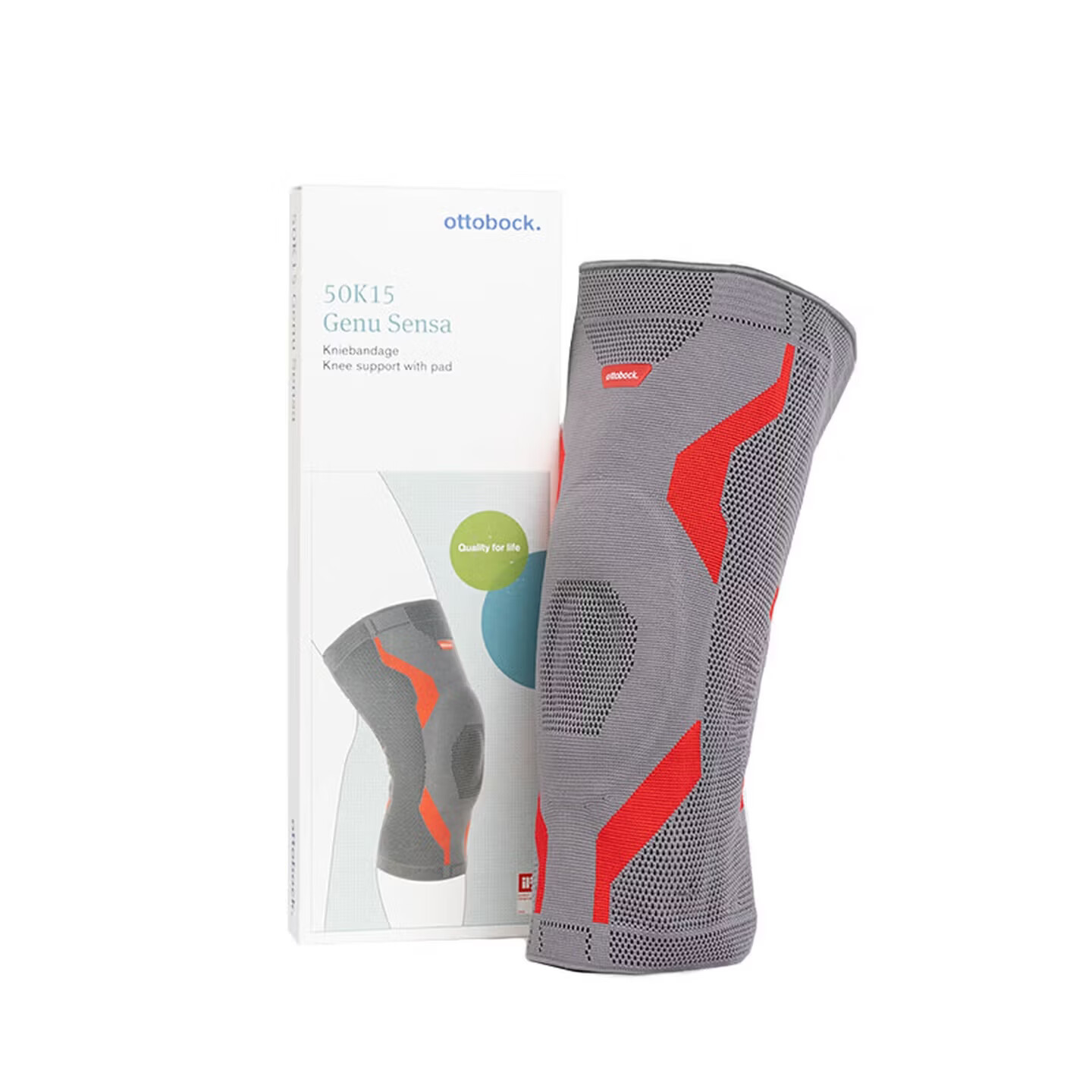 奥托博克 OTTO BOCK德国品牌专业运动护膝男女士健身跑步膝关节劳损关节炎防护护具 XL码（50-53）