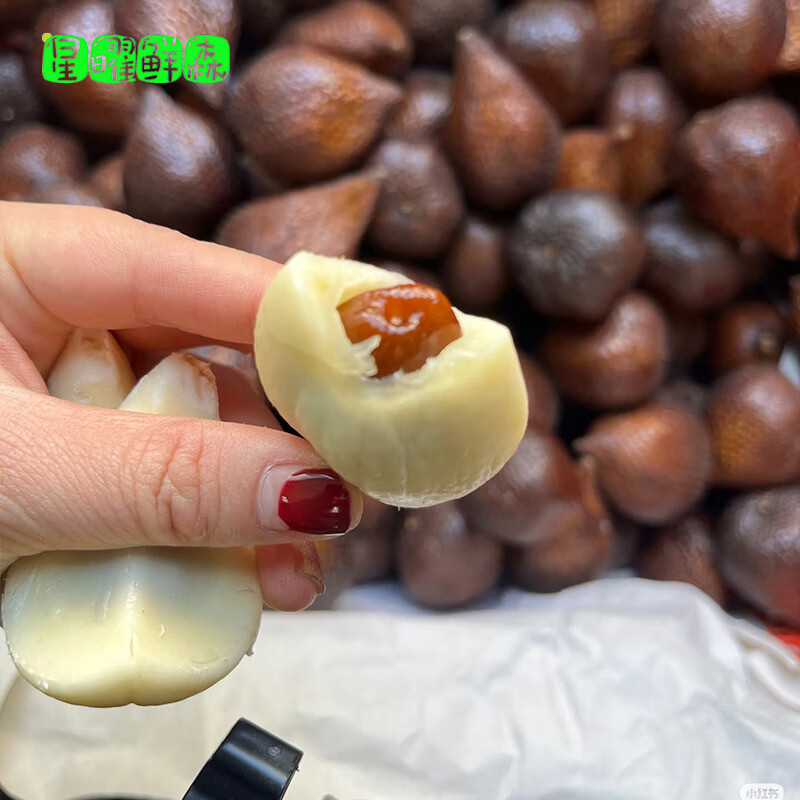 星曜鲜森印尼蛇皮果罕见稀有进口热带时令新鲜水果轻奢高档沙叻顺丰发货 1500g（20-25个）【5A进口大果】顺丰包邮 40-80g单果