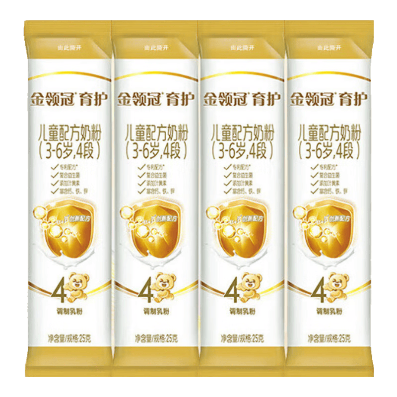 �������������ϵ��Ӥ�׶��Ժ��̷�130gţ�̷�С������ 4�� 25g 4��װ���� 5.9Ԫ