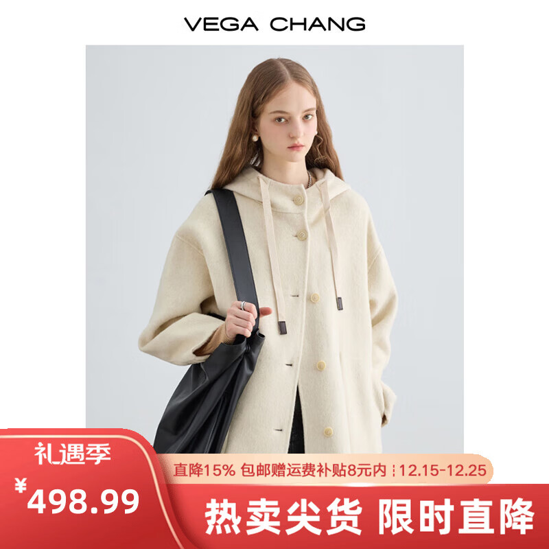 VEGA CHANG˫�����Ӵ���Ů2025�ﶬ�¿�������ݸ߼�����ë������ ǳ�װ� M 498Ԫ