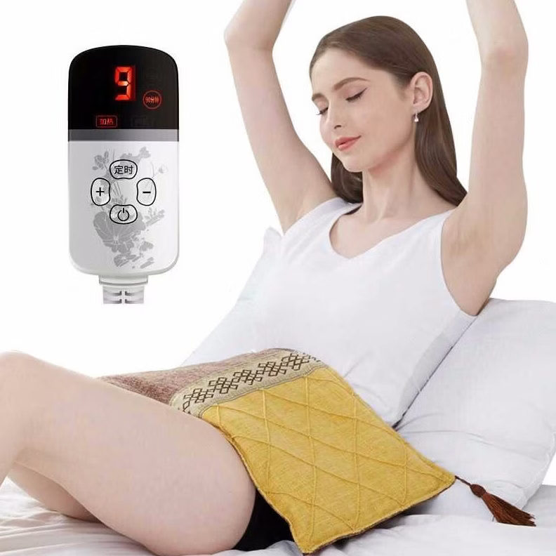 諾泰（nuotai）諾泰鹽袋熱敷包 電熱艾炙鹽包粗鹽熱敷包電加熱熱敷鹽袋暖宮 菱形格 均碼