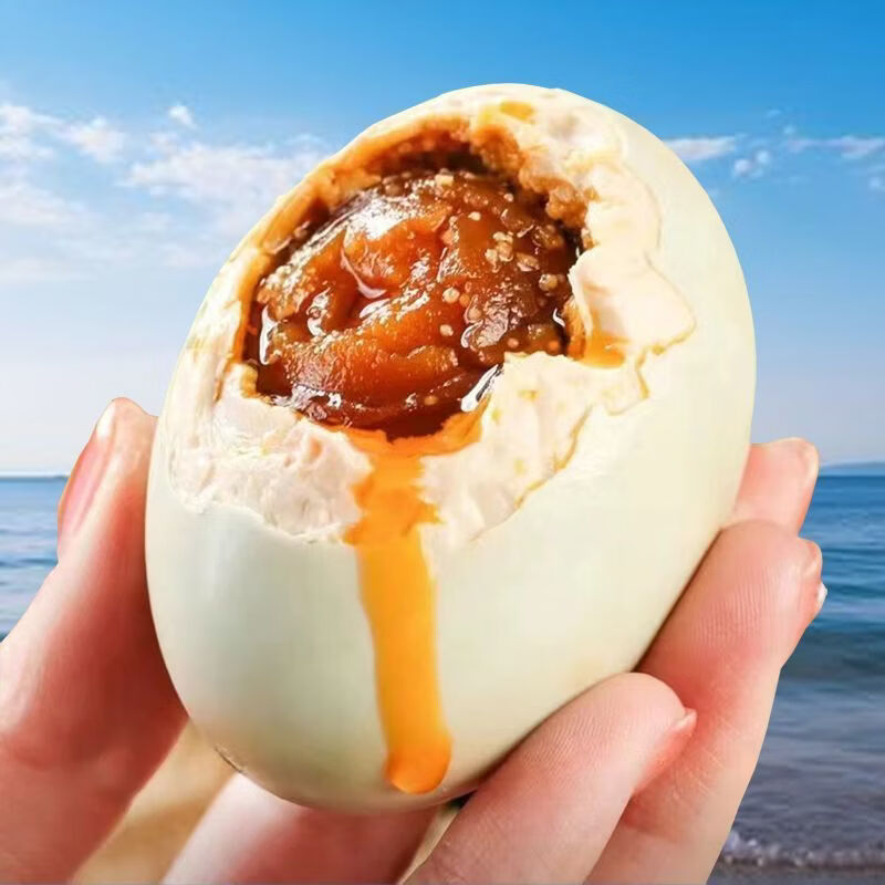 丁山河北部湾咸鸭蛋65g*10枚