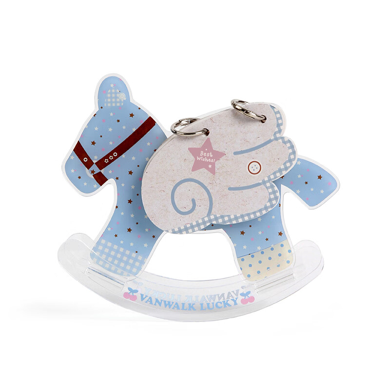 VANWALK lucky pony 品牌定制创意高颜值马年2026年台历可爱趣味亚克力挂历迷你日历桌面摆件女生新年礼物 2026年小马亚克力日历