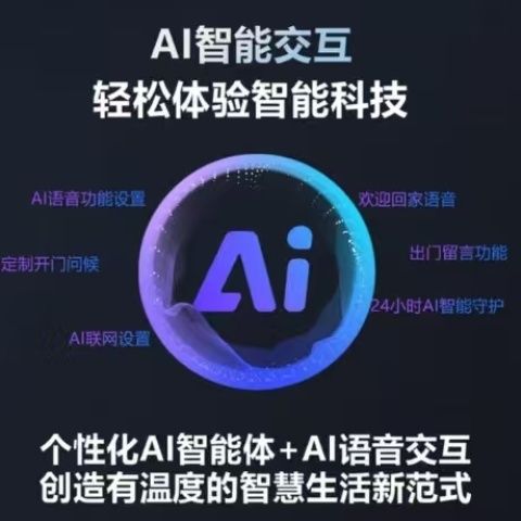 艾栖Z6Plus+米家版智能可视猫眼人脸识别门锁智能锁密码锁上门安装 艾栖Z6-Plus+米家版配电子锁体（全国师傅上门安） 联系客服定制锁体