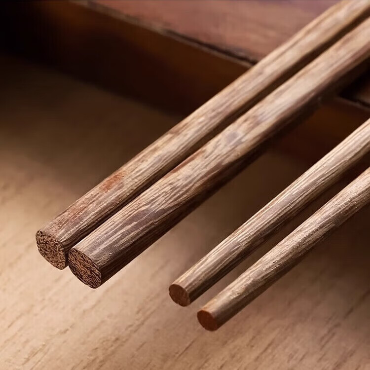 长筷子油炸防烫耐高温家用火锅筷子捞面炸油条筷子公筷红檀木筷子 油炸筷子-红檀木筷子42cm-一双